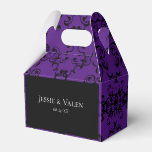 SWIRL TEMPLATE FAVOUR BOX