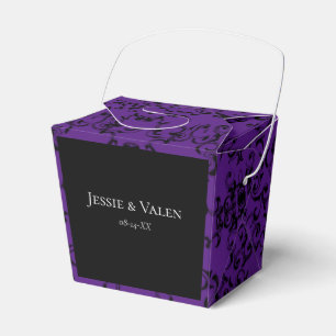 SWIRL TEMPLATE FAVOUR BOX