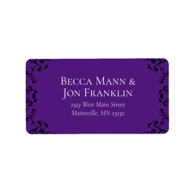 SWIRL TEMPLATE LABEL (Front)