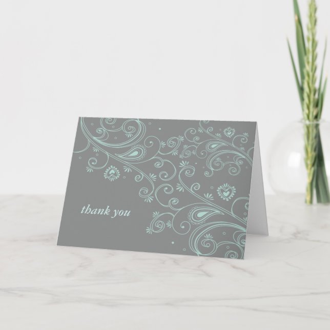 swirl thank you card (Front)