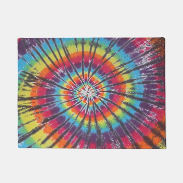 Swirl Tie Dye Doormat (Front)