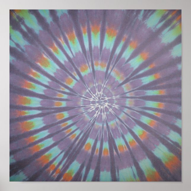 Swirl Tie Dye Poster (Front)