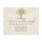 Swirl Tree Root Antiqued Sage Reception Invite