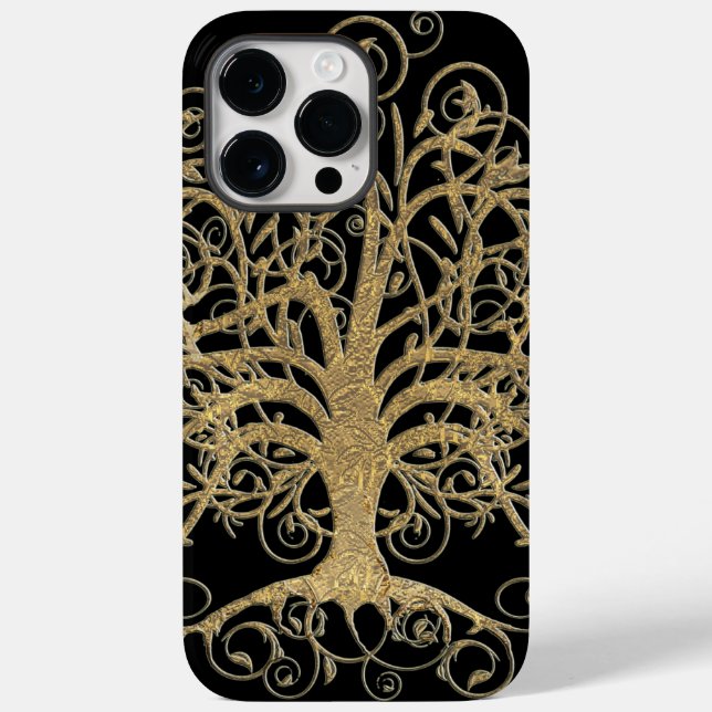 Swirl Tree You Choose Background Colour Case-Mate iPhone Case (Back)