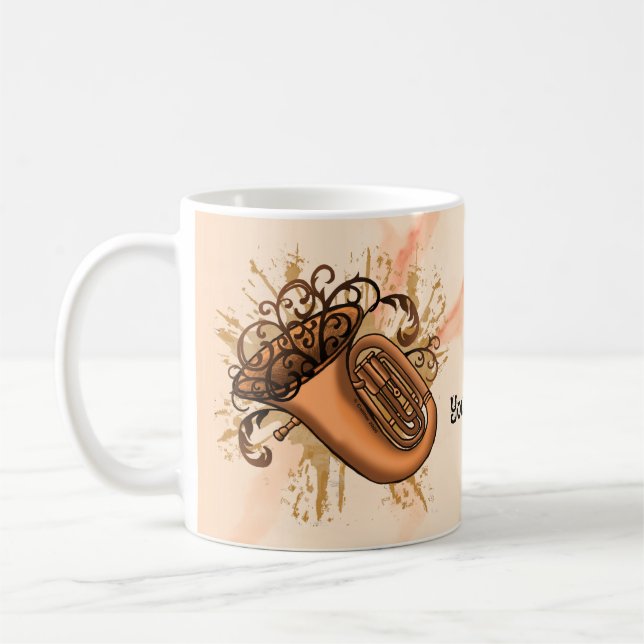 Swirl Tuba mug (Left)