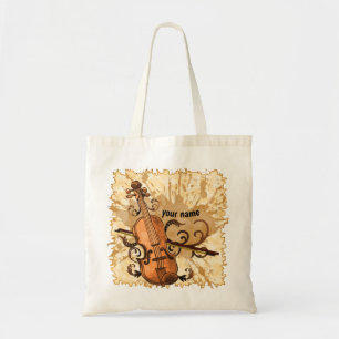 Swirl Violin tote bag