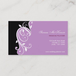 Swirl Wedding Planner Business Card