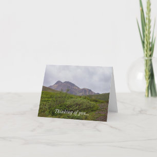 Swirled Beauty In Denali Thinking Of You Card