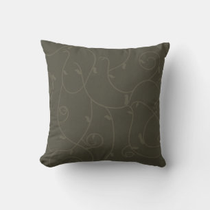 Swirled Black American MOJO Pillow