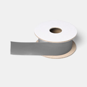 Swirled Black White Grey Clouds Satin Ribbon