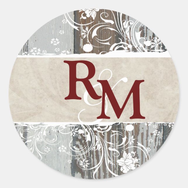 Swirled Parchment Look Seals (Front)