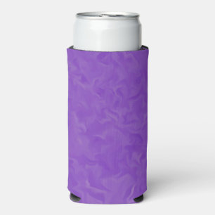 Swirled Shades of Purple Abstract Art Seltzer Can Cooler