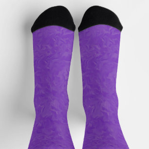 Swirled Shades of Purple Abstract Art Socks