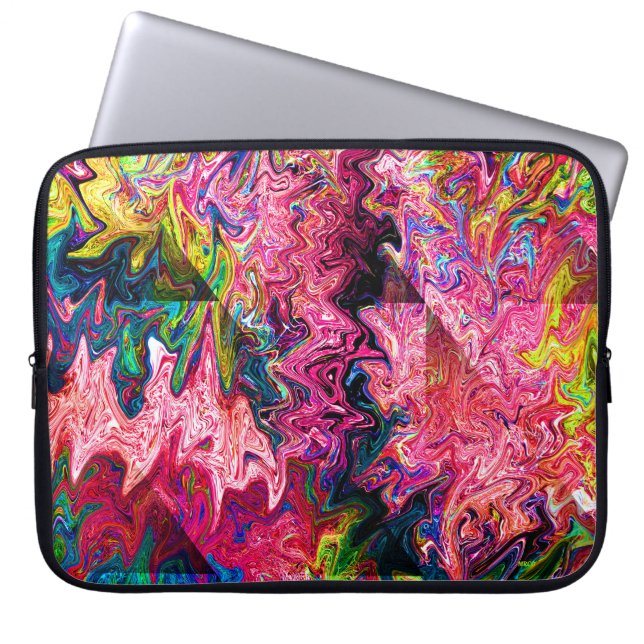 Swirlin' Squigglies..... Laptop Sleeve (Front)