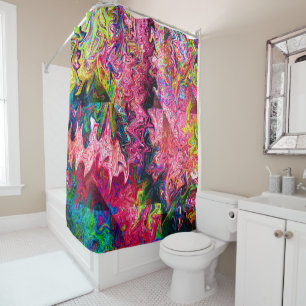 Swirlin' Squigglies..... Shower Curtain