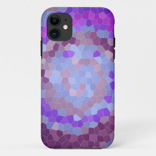 Swirling Abstract Purple Mosaic Case-Mate iPhone Case