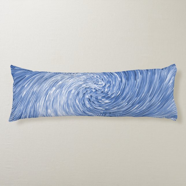 Swirling Blue....... Body Cushion (Front)