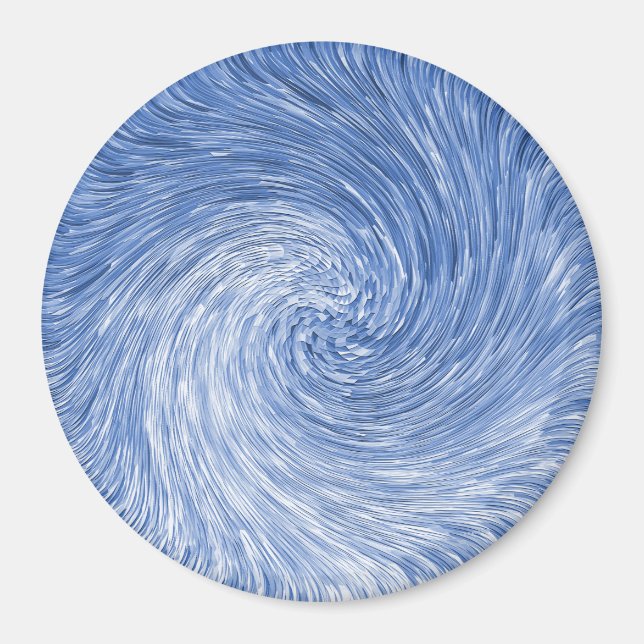 Swirling Blue...... Magnet (Front)