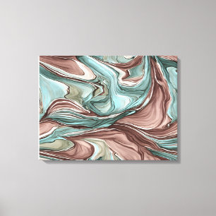 Swirling Colours Abstract Art Wall Print