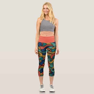 Swirling colours – dynamism for your Style Capri Leggings