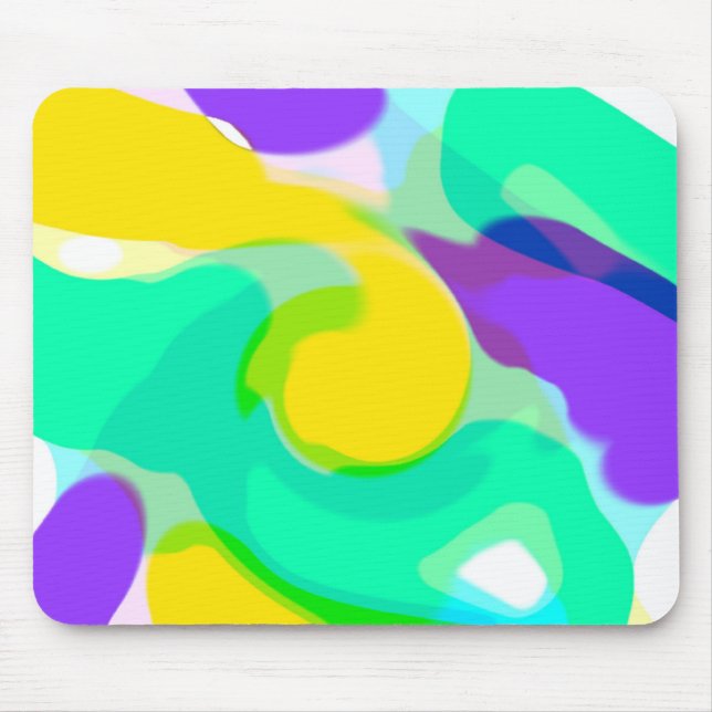 Swirling colours mousepad (Front)