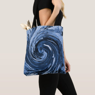Swirling Curling wave.... Tote Bag