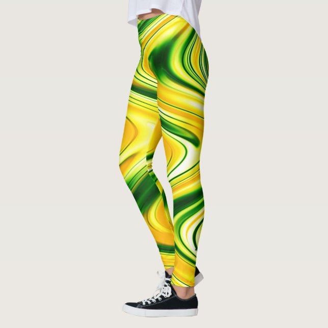 Swirling Daffodils...... Leggings (Left)