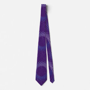 Swirling distortion.Blue D Purple BG Tie