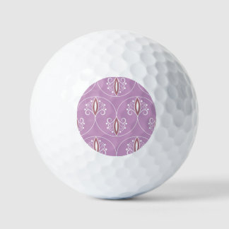 Swirling Elegance: Vintage Geometric Golf Balls
