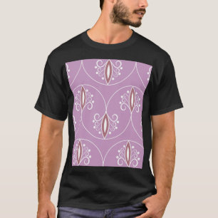 Swirling Elegance: Vintage Geometric T-Shirt