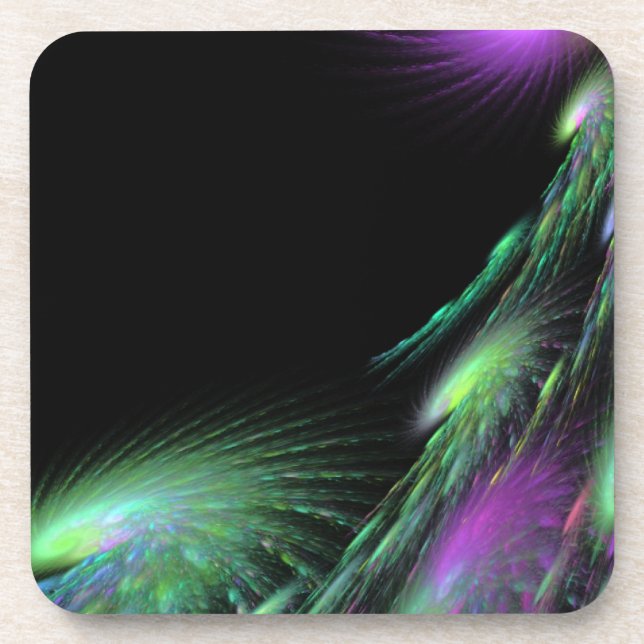 Swirling Fireworks Coaster (Front)