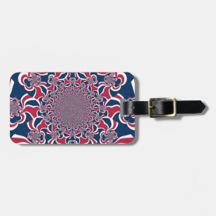 Swirling Kaleidoscope Art Print Luggage Tag