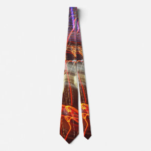 Swirling Lights Mens Tie