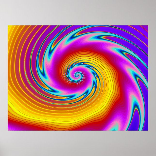 Swirling Liquid Glass (1) Poster (Front)