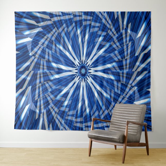 Swirling Night Star.... Tapestry (In Situ (Horizontal))