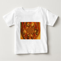 Swirling Pattern Shades of Orange, Brown, green