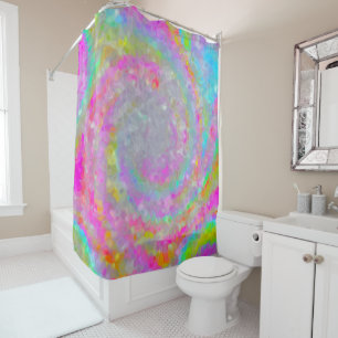 Swirling Psychedelic Dreams Shower Curtain