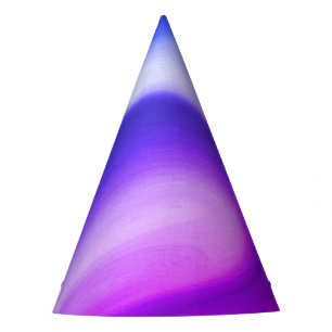 Swirling Purples Party Hat