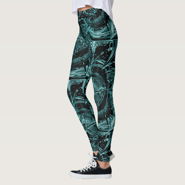 Swirling Sea...... Leggings (Left)