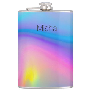 Swirling Spectrum Hip Flask