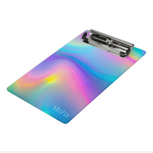 Swirling Spectrum Mini Clipboard