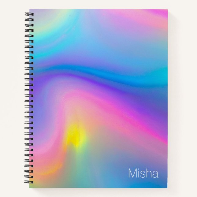 Swirling Spectrum Notebook (Front)