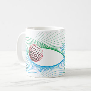 Swirling Sphere Symphony Coffee Mug