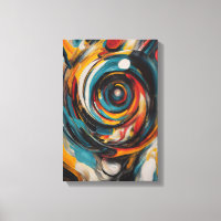 Swirling Vortex Abstract Expressionism Modern Art