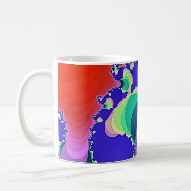 SWIRLING WATER COFFEE MUG (Left)