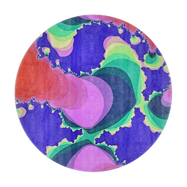 SWIRLING WATER CUTTING BOARD (Front)