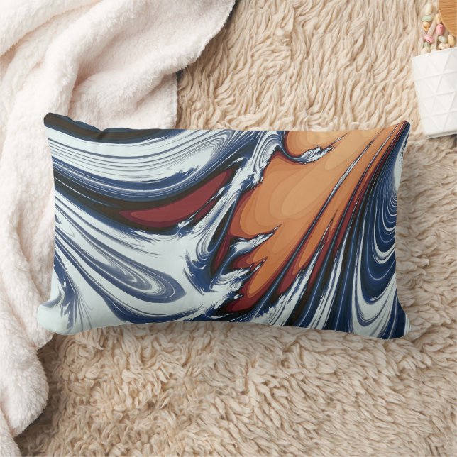SWIRLING WATER LUMBAR CUSHION (Blanket)