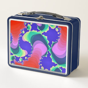 SWIRLING WATER  METAL LUNCH BOX