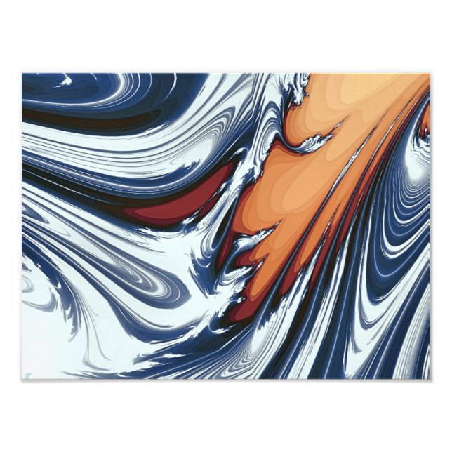 SWIRLING WATER PHOTO PRINT (Front)