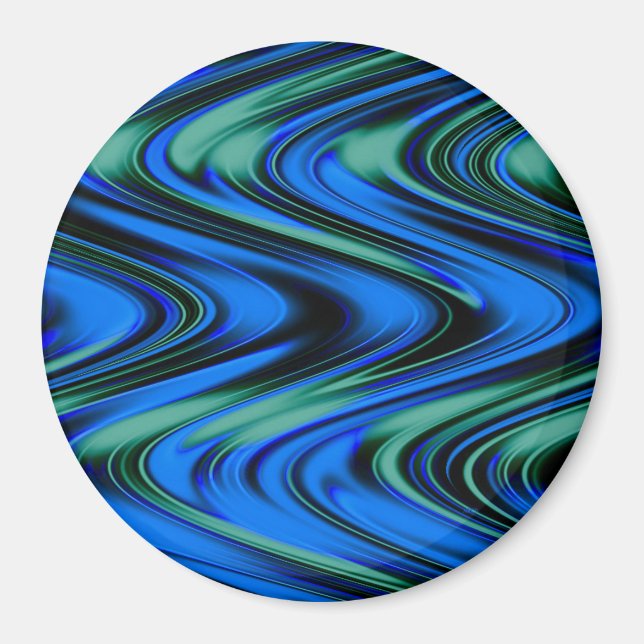Swirling waves...... magnet (Front)